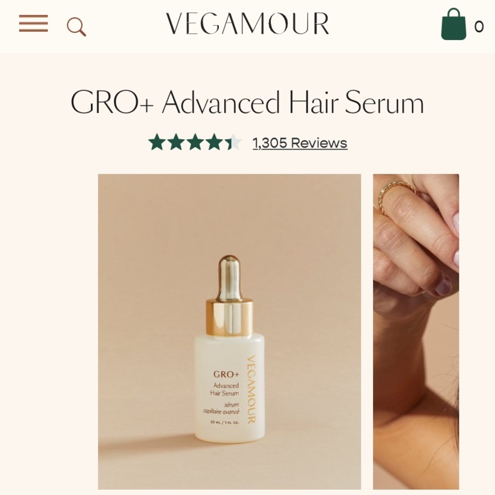 Vegamour GRO+ Advanced Hair Serum